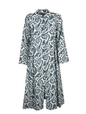 4.10 BottegaChilometriZero DD26790 women's white blouse dress Made in Italy
