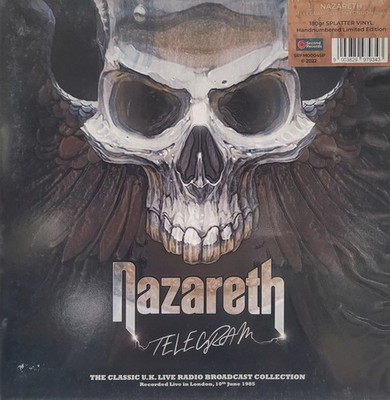 Nazareth Telegram Live In London 10 Jun 1985 Hand Numbered Splatter Vinyl LP