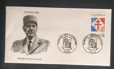 Enveloppe Premier jour 1990 Timbre Appel Du 18 Juin 1940 N° 2656 Oblitéré Paris 