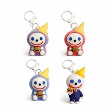 Jack In The Box Jibbi Bag Charm Limited Edition COMPLETE SET 4