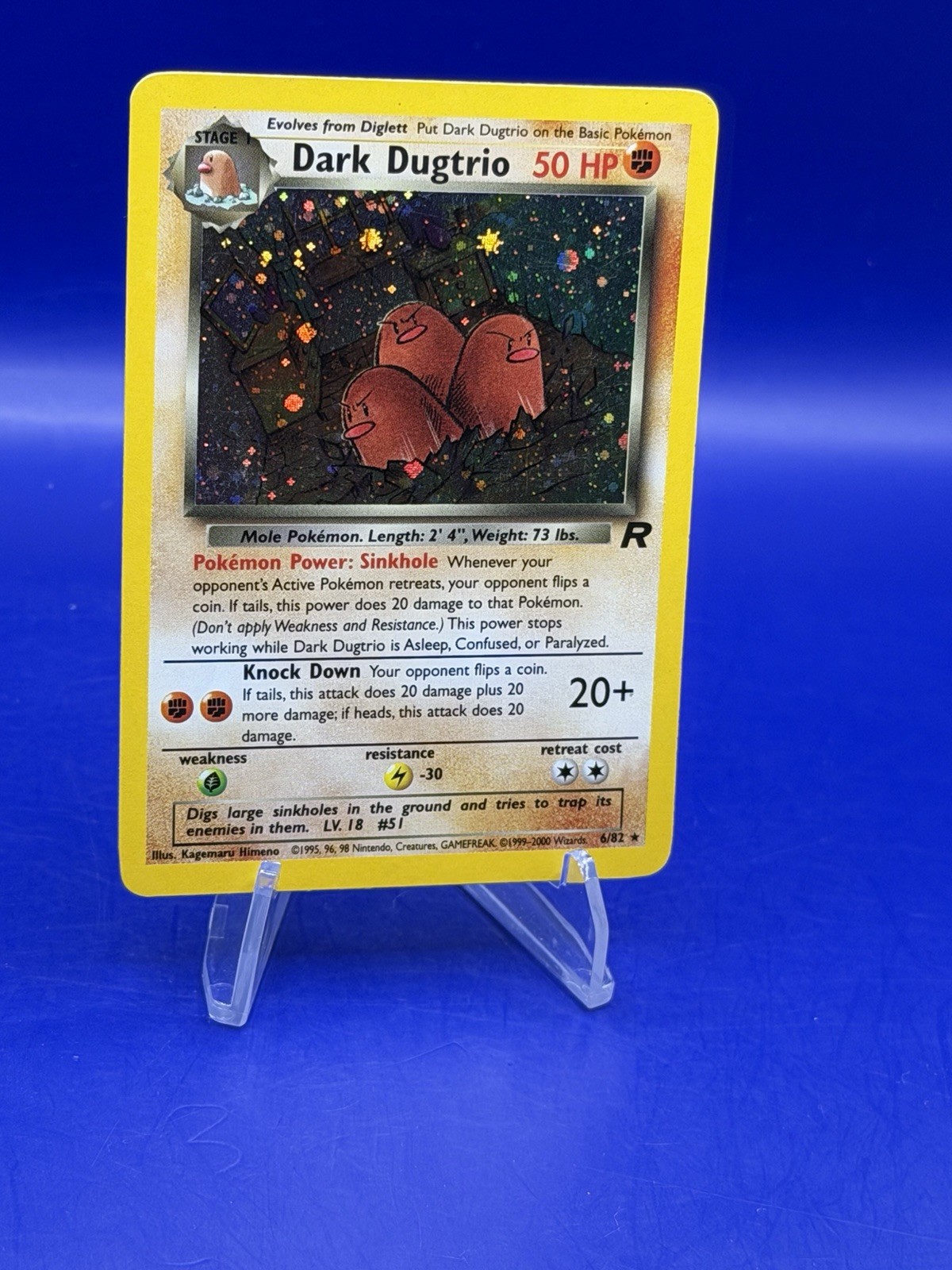 Dark Dugtrio 2000 Team Rocket #06/82 Unlimited Holo Price Guide - Sports  Card Investor