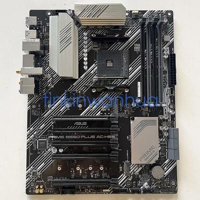 For     B550-PLUS AC-HES Motherboard Socket AM4 DDR4 ATX #hj
