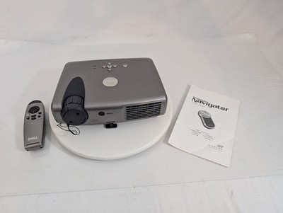 Dell 3200MP DLP Projector Bundle Tested w/ Remote Cables & Interlink Navigator