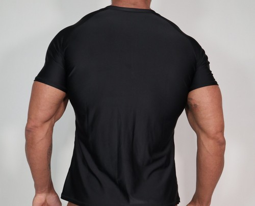 ZIP NECK MEN'S COMPRESSION SHIRT SIZE XL - Afbeelding 4 van 5