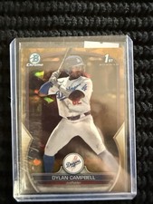 2023 Bowman Draft - Chrome Dylan Campbell #BDC-181 Gold Refractor /50 (RC)