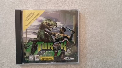 Turok Dinosaur Hunter (PC Games, 1997) Game Disc, Cover & Case Tested working!