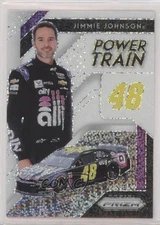 2019 Panini Prizm Power Train White Sparkle Prizm Jimmie Johnson #81 HOF 11sd