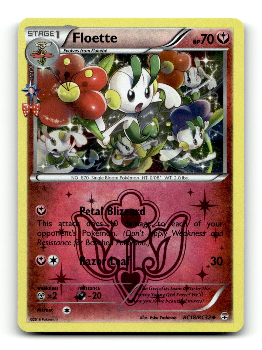 Floette RC18/RC32 Uncommon Generations Pokemon Holo Near Mint