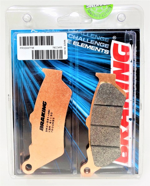 Bremsbelag Braking 780CM55, Hinten FüR Triumph Thunderbird 1700 Storm ABS 14-15-image