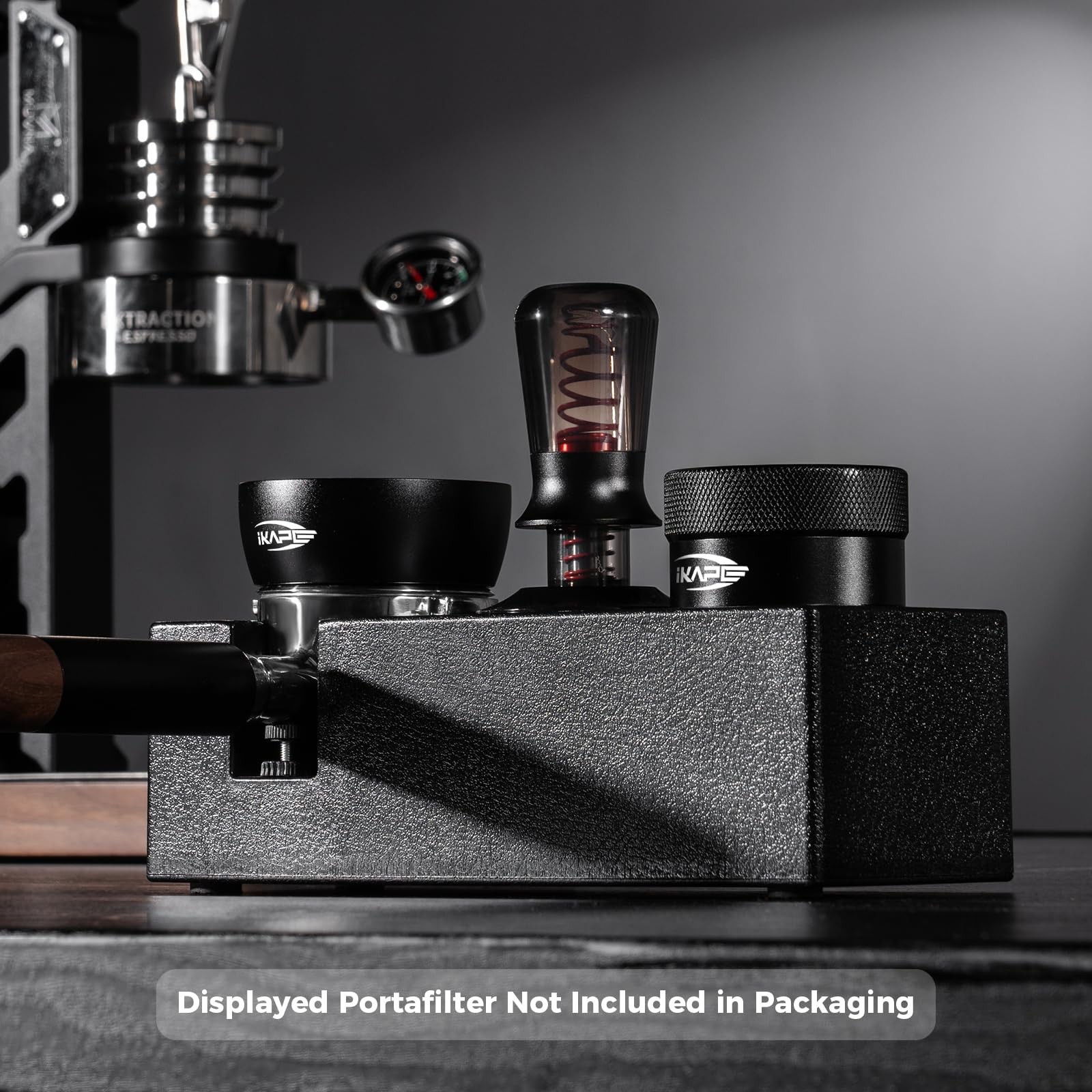 51MM Espresso Tamper Kit Black 6 IN 1, Featuring Coffee Tamper, Distributor, ...