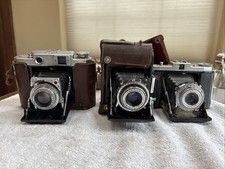Vintage Zeiss Ikon Mamiya 6 Germany Japan Folding Camera Lot Of 3 Not Tested