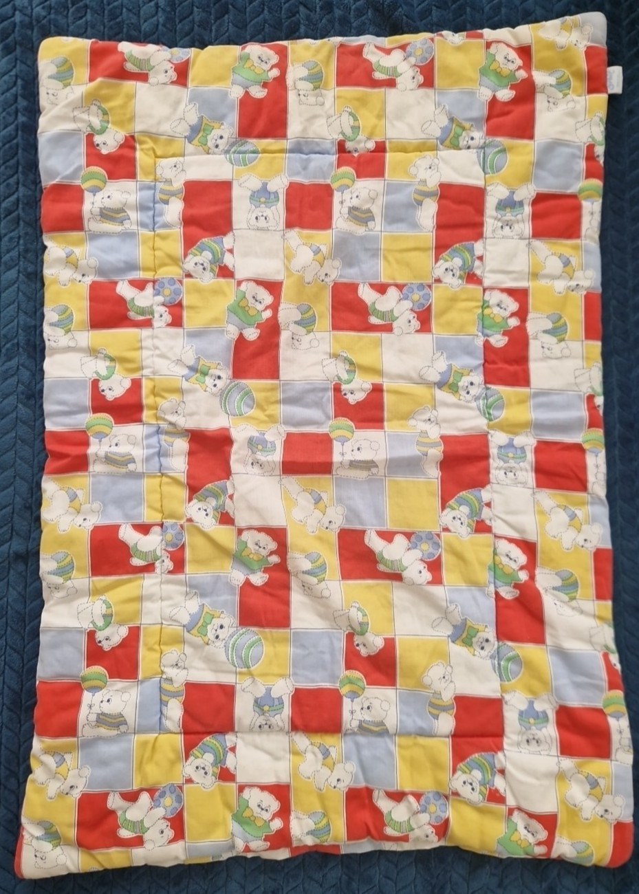 Trapunta culla Zorbit vintage con orsacchiotto