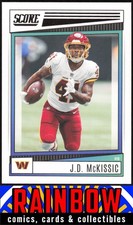 2022 Score #256 J.D. McKissic Washington Commanders