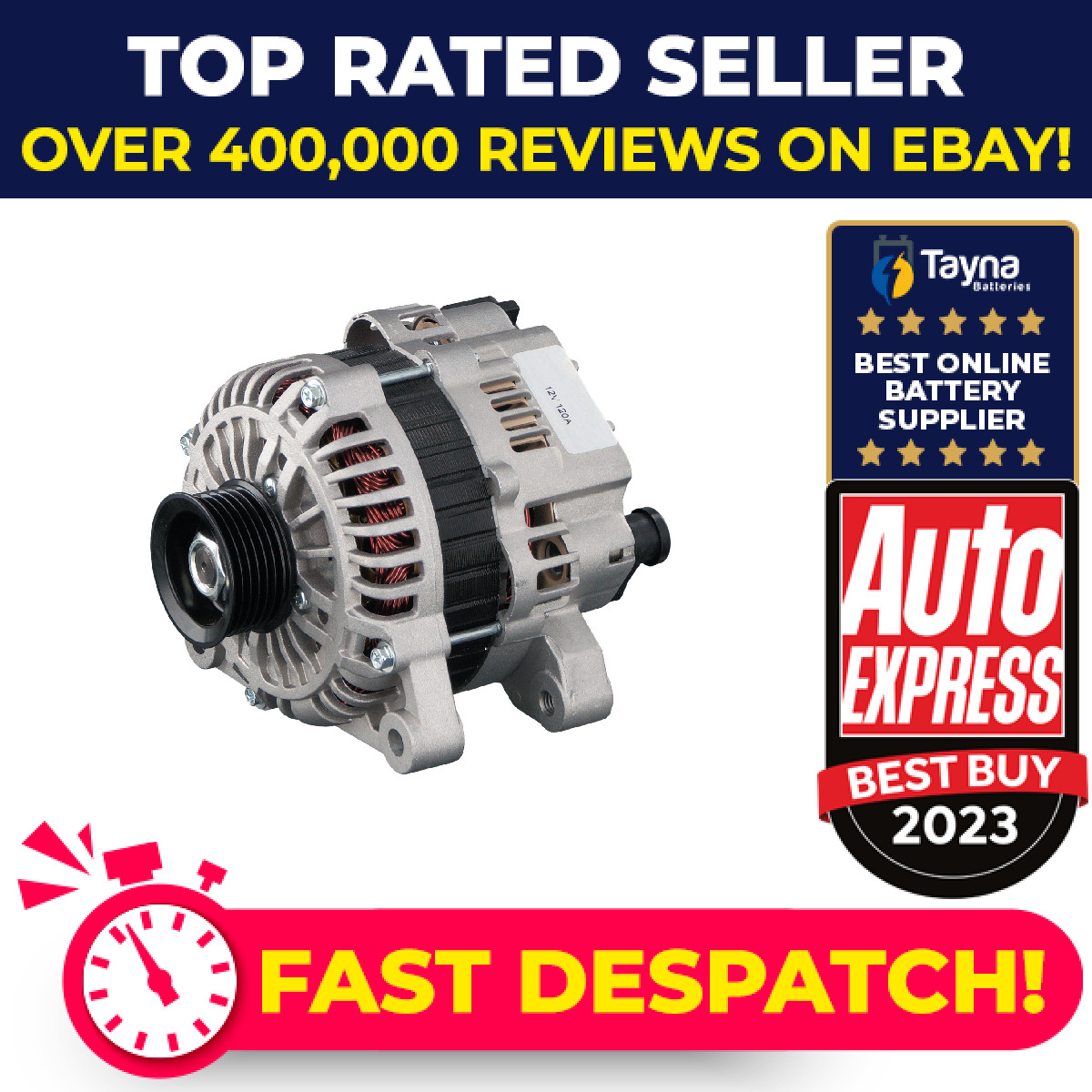 Alternator fits CITROEN XSARA PICASSO N68 1.6 1.8 2.0D 99 to 11 5705FV 5705FW