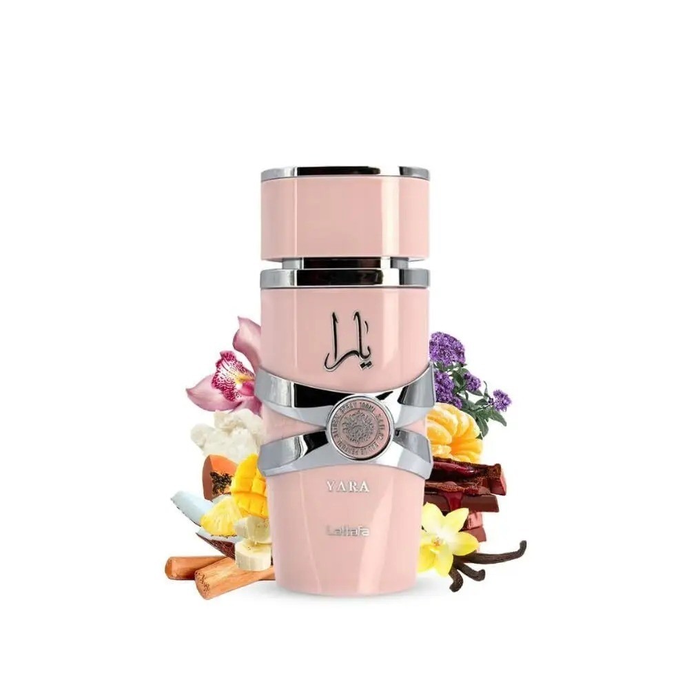 Lattafa Yara Long Lasting Fr for Women Eau de Parfum Spray, 3.40 Ounce / 100 ml