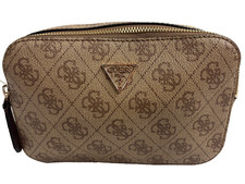 Guess Noelle Crossbody bag imitation leather latte logo/brown REF MBAG11"