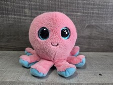 TY Beanie Boos Sheldon the Octopus Plush Kids Toy Animal Pink Blue g57