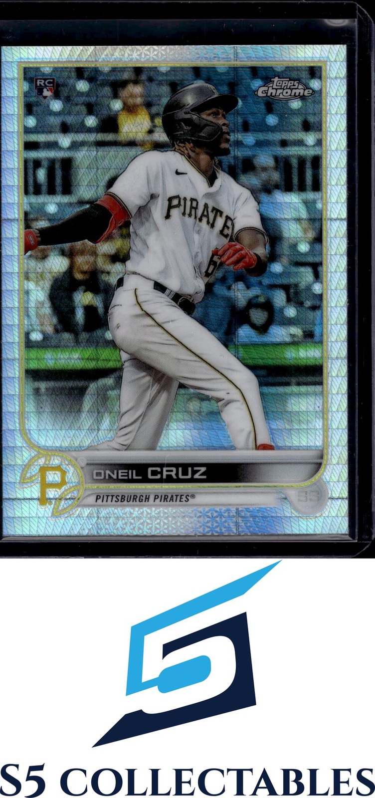 2022 Topps Chrome #128 Oneil Cruz Hyper Prism Refractor 2708