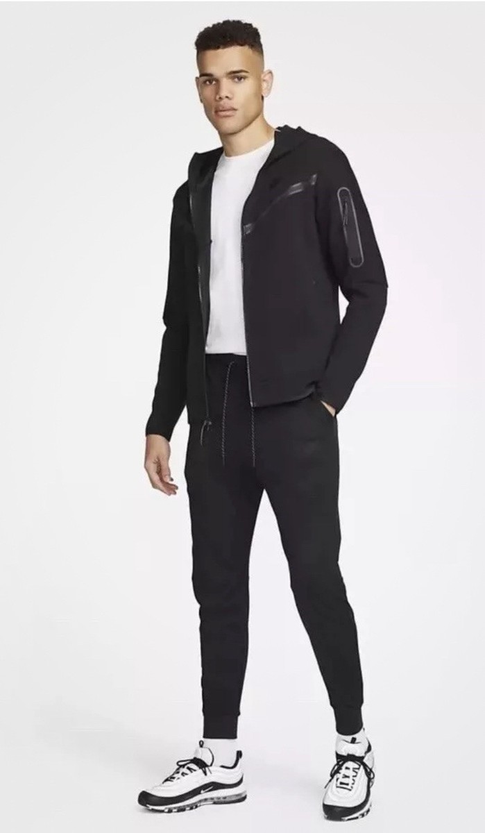Nike Air Lightweight Tech Fleece Joggers Pants Black Men Sz 3XL
