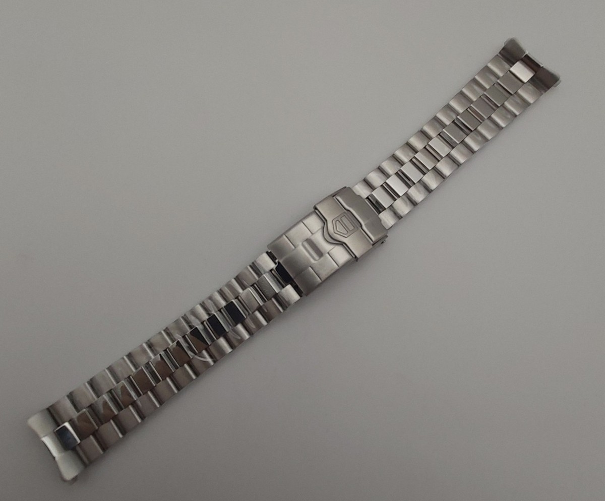 STONE  旧タグ Made in Italy / W31 NEW FOR TAG HEUER 2000 WK1113 1116 STEEL 20mm POLISHED MIDDLE