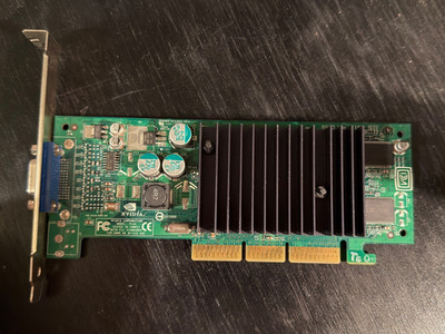 NVIDIA Model P118 64MB AGP VGA VIDEO CARD 8903 Ver 110 6002578 180-10110-0000-A0