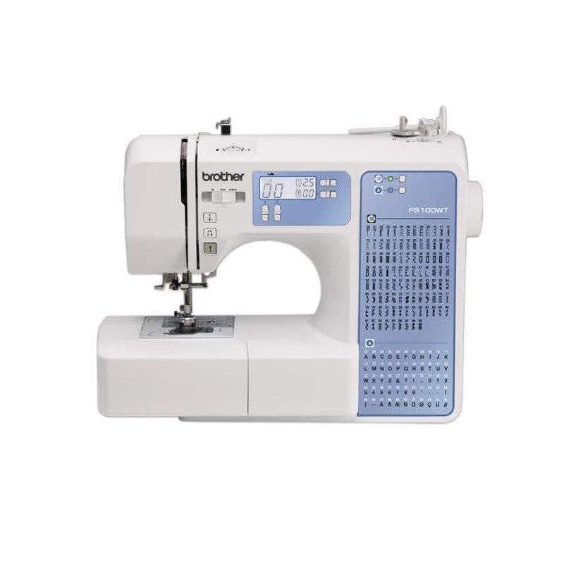 Brother FS100WT machine a coudre electronique 100 points avec table d extension et ecran LCD
