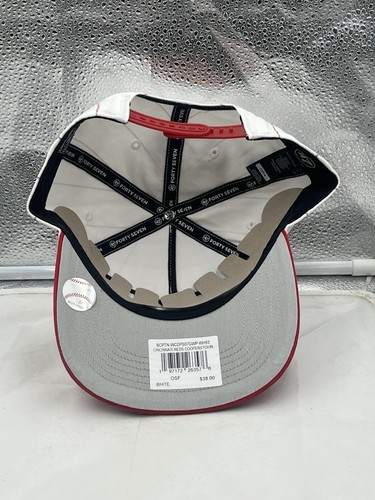 Cincinnati Reds MLB '47 Marca Blanca TT Script Enganche Ajustable Snapback Sombrero - Imagen 5 de 5