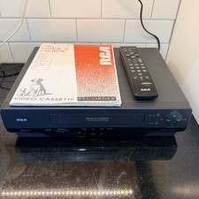 SEE VIDEO RCA VR601HF VCR VHS Player Remote Home Theater Hi-Fi Stereo 4 Head