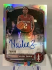 Topps 2025-26 Bowman Chrome Autograph Refractor Hailee Swain Stanford /499
