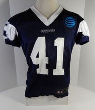 2018 Dallas Cowboys Reggie Robinson II #41 Game Issued Navy Practice jersey 966