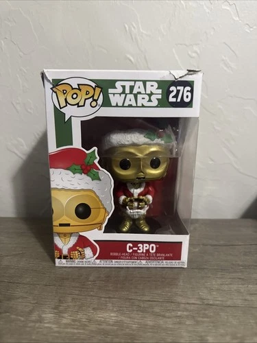 Funko Pop! Vinyl Star Wars C-3PO #276 Santa Holiday Christmas Collectible