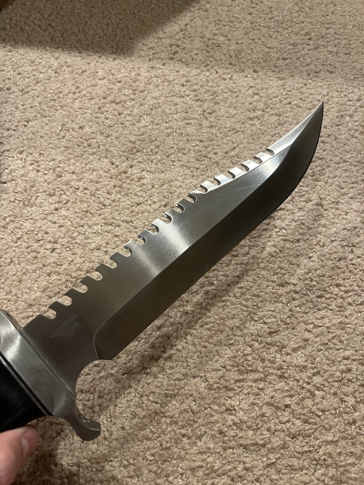 Gil Hibben Survivor Bowie Knife & Sheath | Extreme Survival | 15" Overall Length