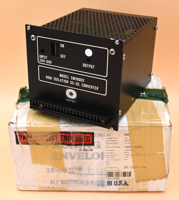 SETEC SM100D2 HIGH ISOLATION DC-DC CONVERTER  / POWER SUPPLY