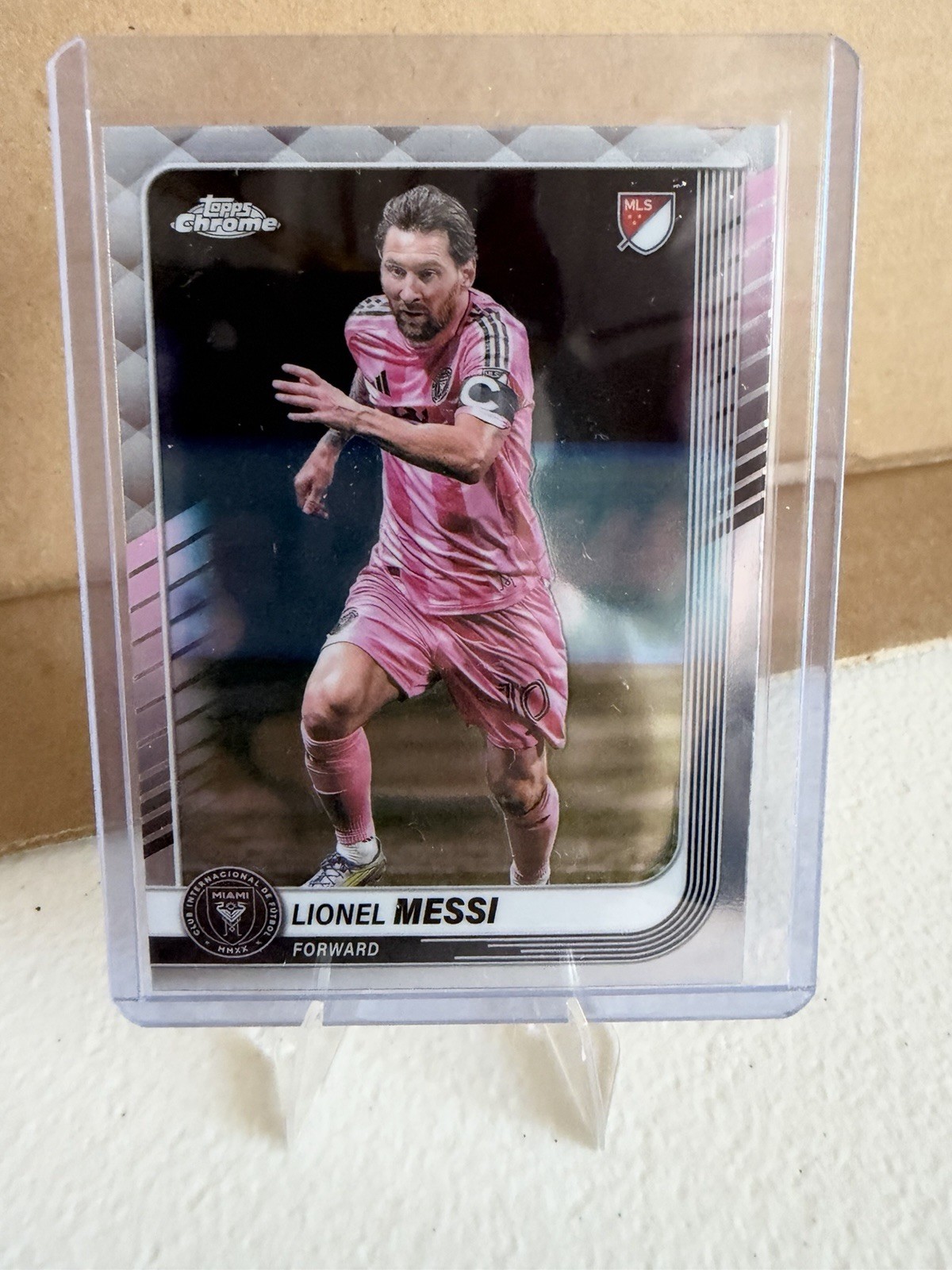 2025 Topps Chrome MLS Lionel Messi #10 Base Inter Miami CF