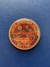 Lodge Stinchar Valley 1705  Scottish Masonic Token Penny Coin 