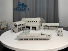 HO Scale Sawmill Lumber Yard - 1:87 Gauge - Preassembled Built