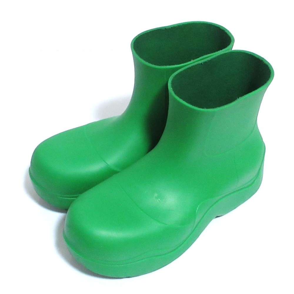 BOTTEGA VENETA Paddle Boots, Rain Boots, Size 37, Green Women USED