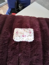 Porzellan Kästchen Klein Mehrfarbig Breite 7cm Höhe 3cm, mit Kronenstempel