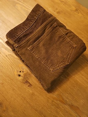J.Crew Flex Slim Corduroy Pants Brown 33x32 Mens Trousers Brown Slim Fit