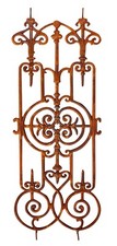 Balustrade clôture balcon rouille style antique fer rampe d'escalier 