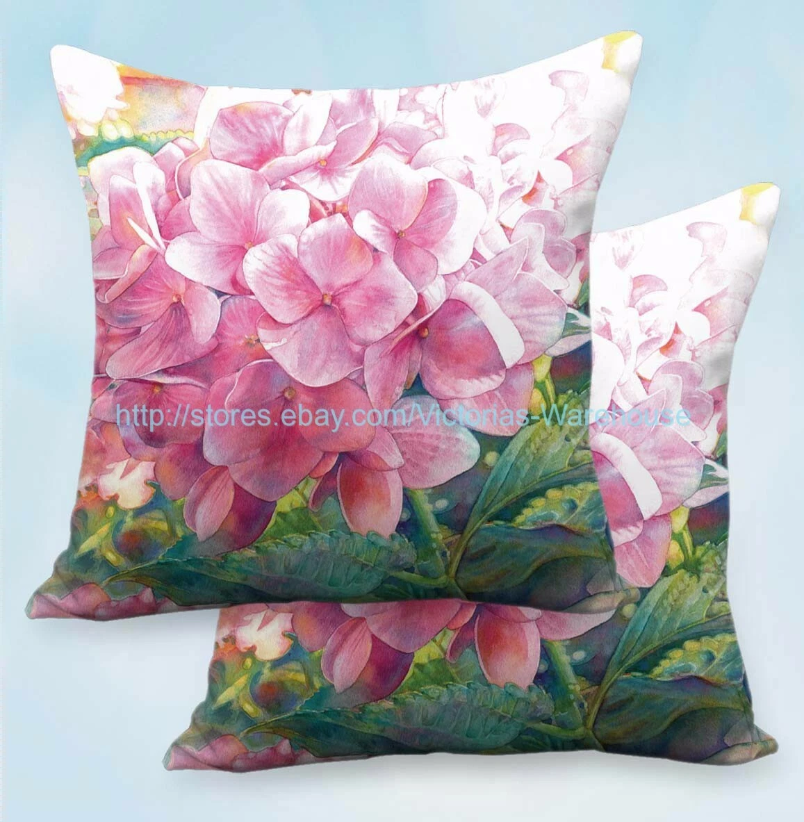 Hydrangea outlet pillow covers