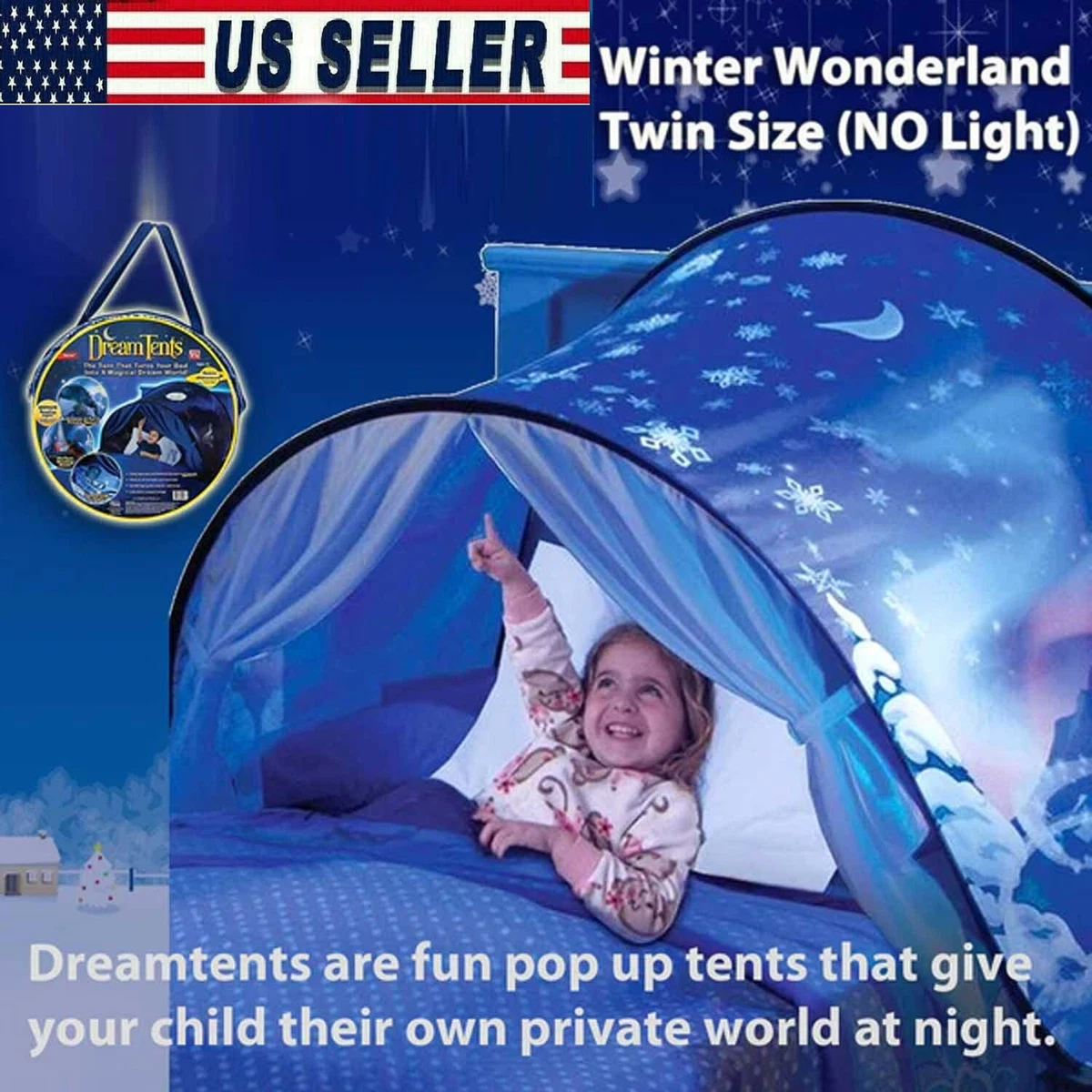Portable Children Pop up Dream Bed Tent Foldable Playhouse