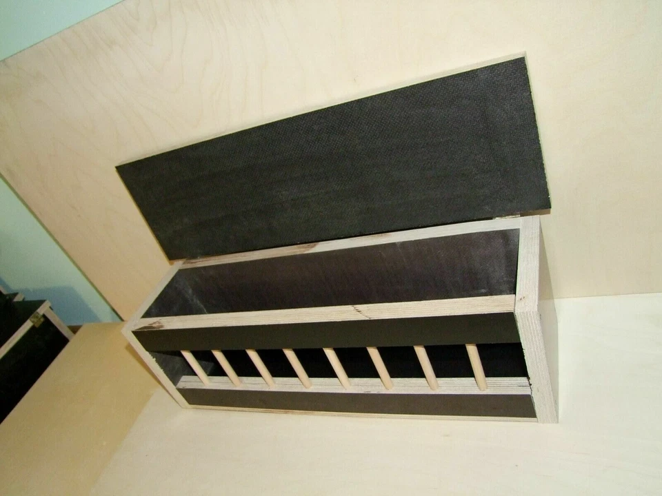 Taubentrog Hühnertrog Tauben Hühner Holz mit Deckel. Länge : 100 cm. - Bild 4 von 4