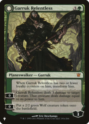 Garruk Relentless ~ The List [ NearMint ] [ Magic MTG ]