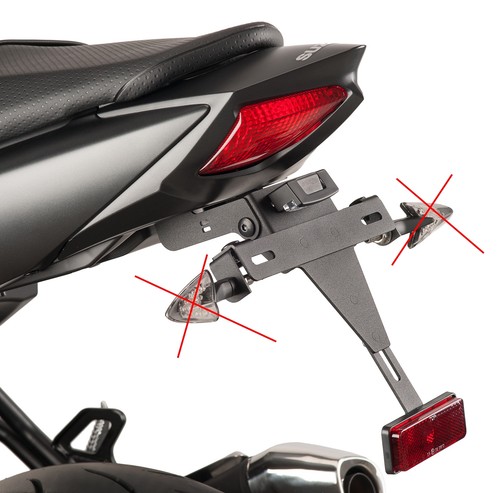Puig Kennzeichenhalter Set Suzuki SV 650 /X 2016- Kennzeichenträger Halter  kurz | eBay
