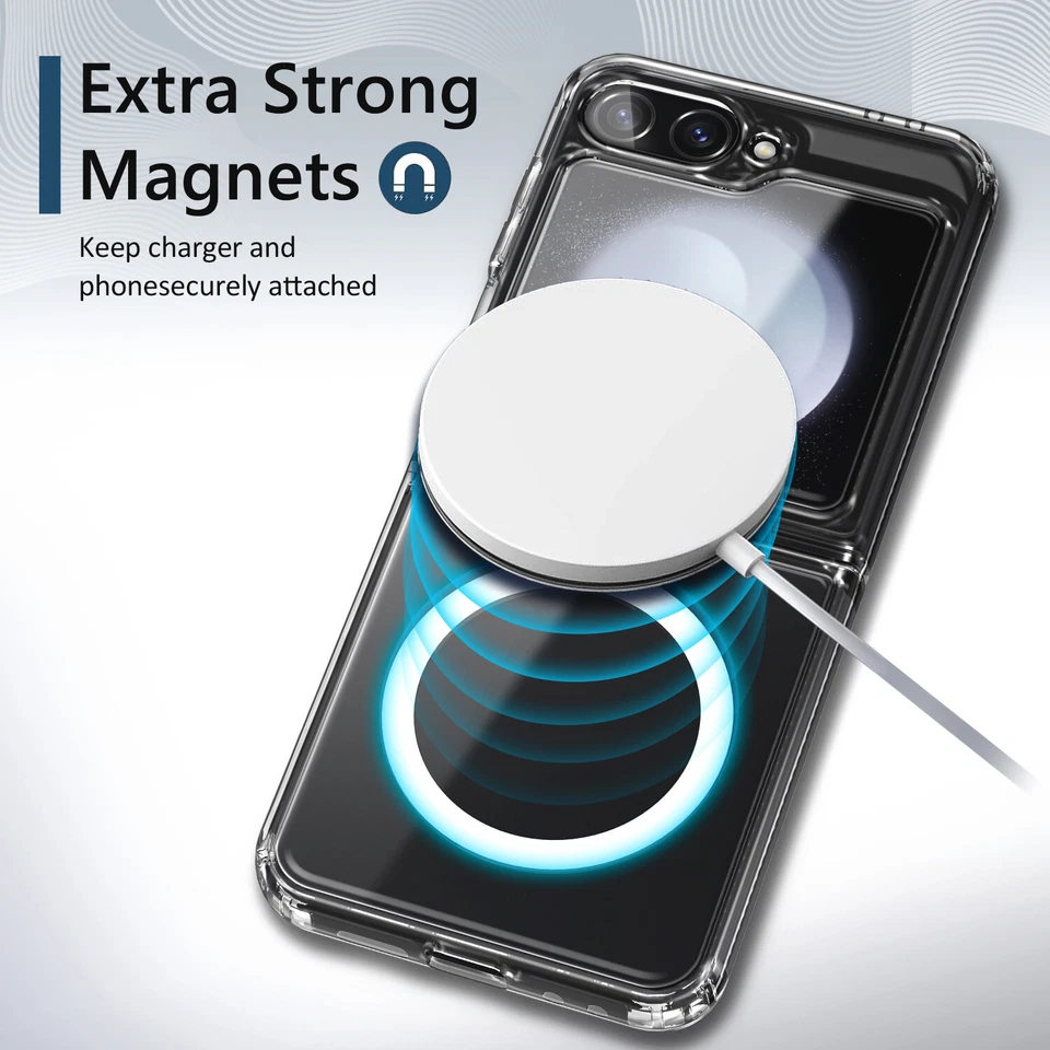 Funda protectora transparente Magsafe para Motorola Moto Razr 2023 2024 / Razr+ PLUS Foto 4 de 4