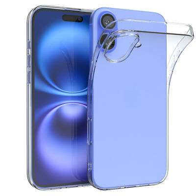 Für Apple iPhone 16 Plus durchsichtige Schutzhülle Handyhülle Cover Transparent