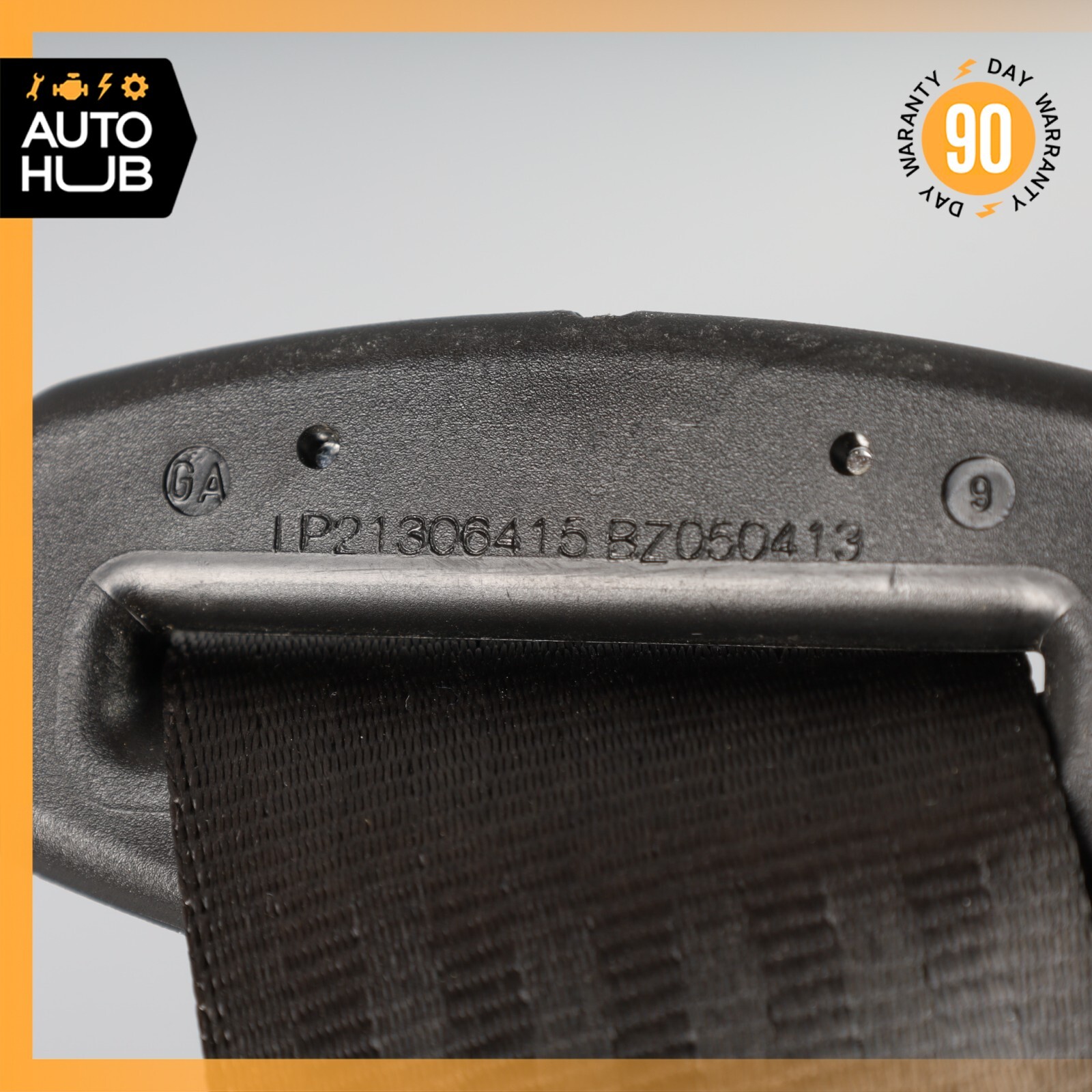 08-19 Maserati GranTurismo M145 Coupe Rear Right Side Seat Belt Black OEM
