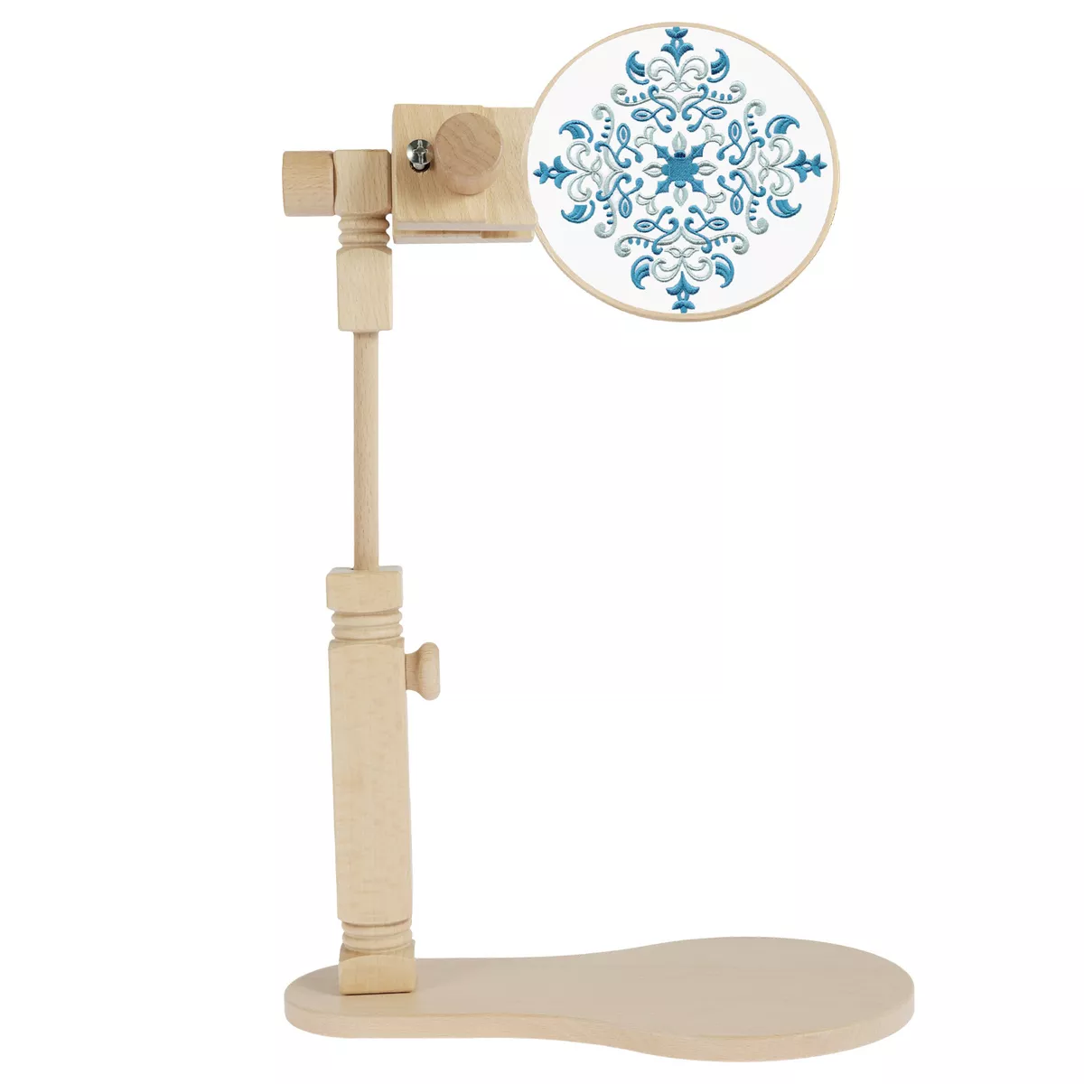 Wooden Embroidery Stand Adjustable Embroidery Hoop Stand Hands-Free Cross  Standλ