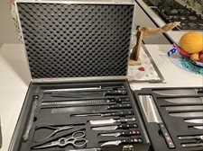 Wusthof Germany, Valigia professionale Coltelli e accessori (Kit 23 Pezzi )